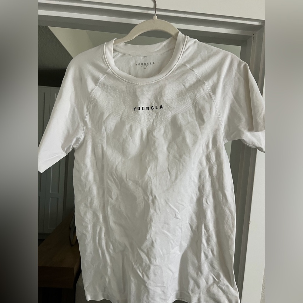Young la supervillain compression white never worn